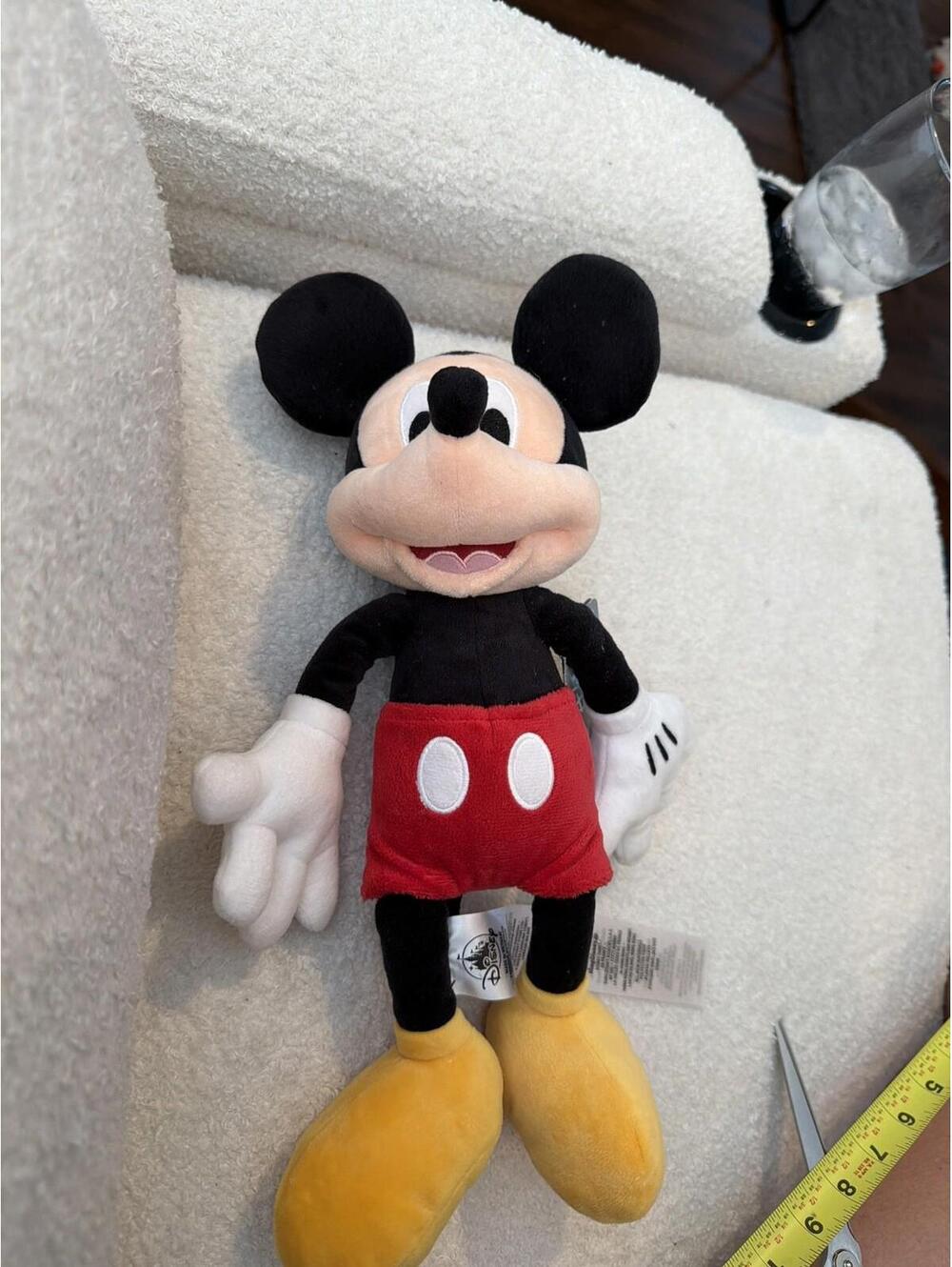 Disney Mickey Mouse Plush 14” Classic Red Shorts Stuffed Toy 0+ With Tag